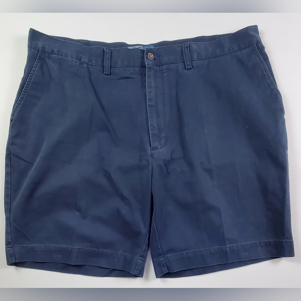 Polo Ralph Lauren Shorts Mens 42 Blue Prospect 9" Inseam Cotton Flat Front